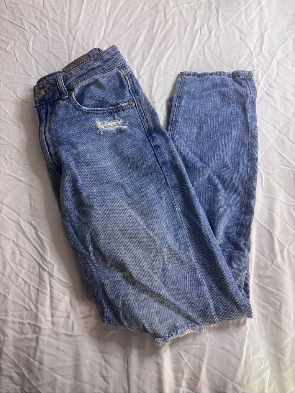 American Eagle Outfitters Light Blue Boyfriend Jeans